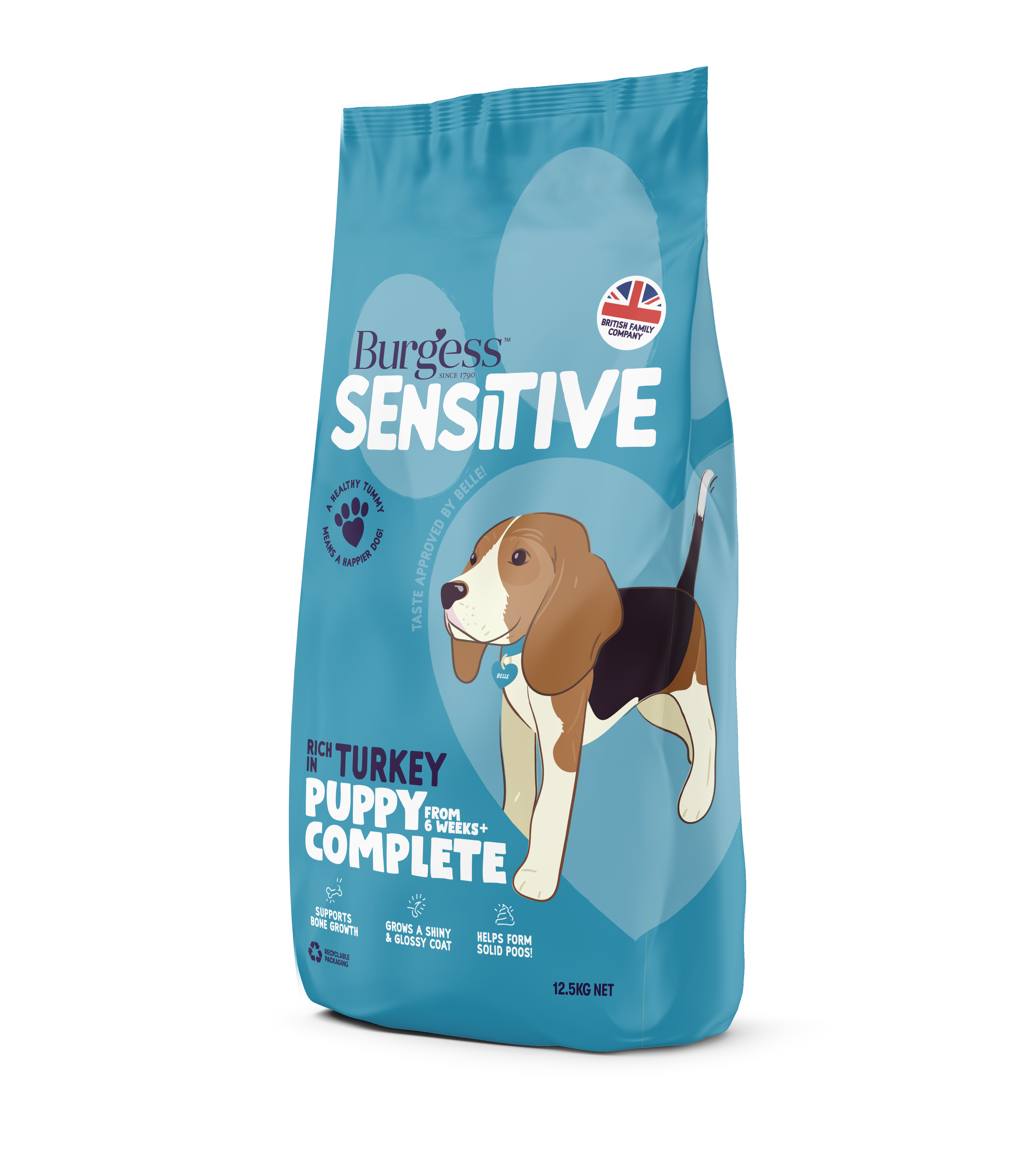 Burgess Sensitive Puppy Turkey & Rice Dog Food